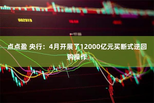 点点盈 央行：4月开展了12000亿元买断式逆回购操作