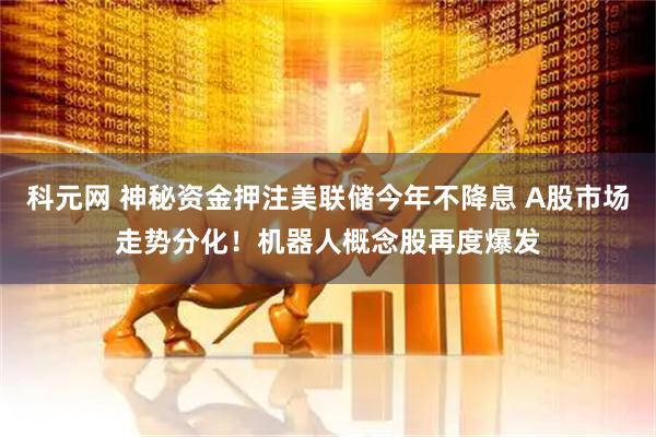 科元网 神秘资金押注美联储今年不降息 A股市场走势分化！机器人概念股再度爆发