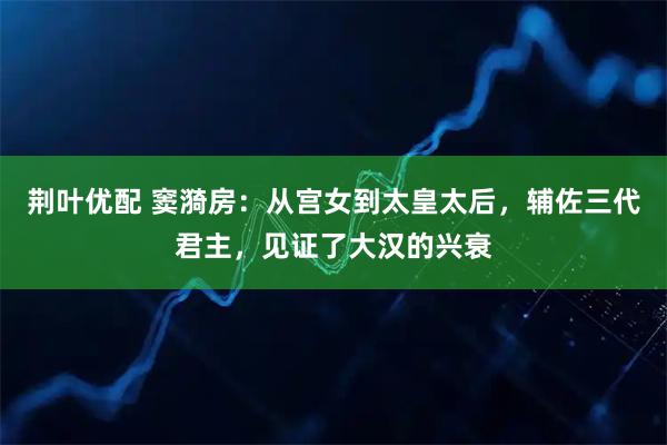 荆叶优配 窦漪房：从宫女到太皇太后，辅佐三代君主，见证了大汉的兴衰